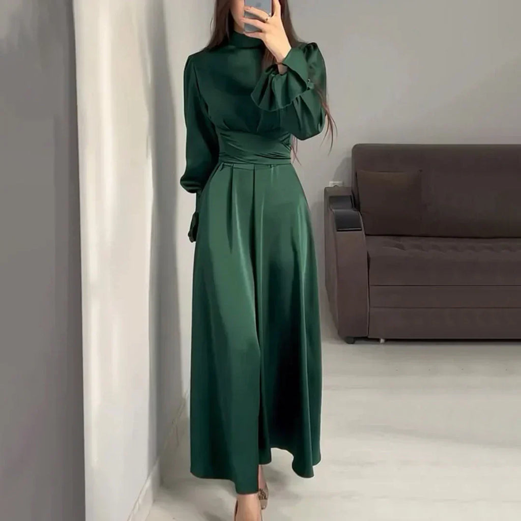 Rubí Elevated and Chic Dress with Waistband Premium Wardrobe Essential
