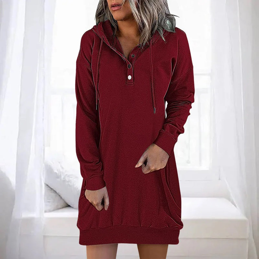 Aurora Halcyono Tailored Dress Dress with Relaxed Fit and Modern Casual Wear