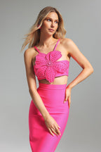 Diamante Flower Bandage Set
