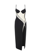 Doloras Crystal Embellished Bandage Dress
