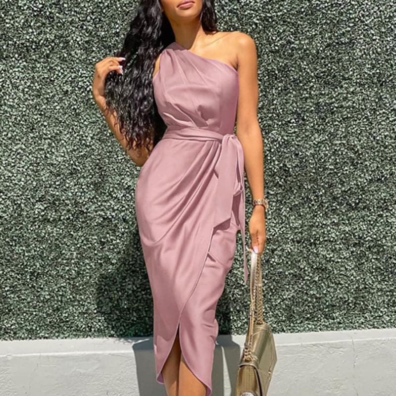Dresses Woman Summer OnePiece Irregular Dress