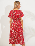 Bianca Elevated Summer Dress with Floral Print Occasion Wear
