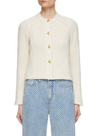 Knitted Cardigan Jacket Women Winter Round Neck Jumper Small Women's Thin Short Paragraph Tops