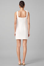 Valentina White Floral Mini Dress