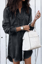Estefanía Effortless Vintage Denim Dress Elevated Occasion Wear