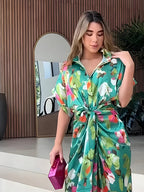 Trinidad Elevated Unique Floral Dress Chic Silhouette Collection