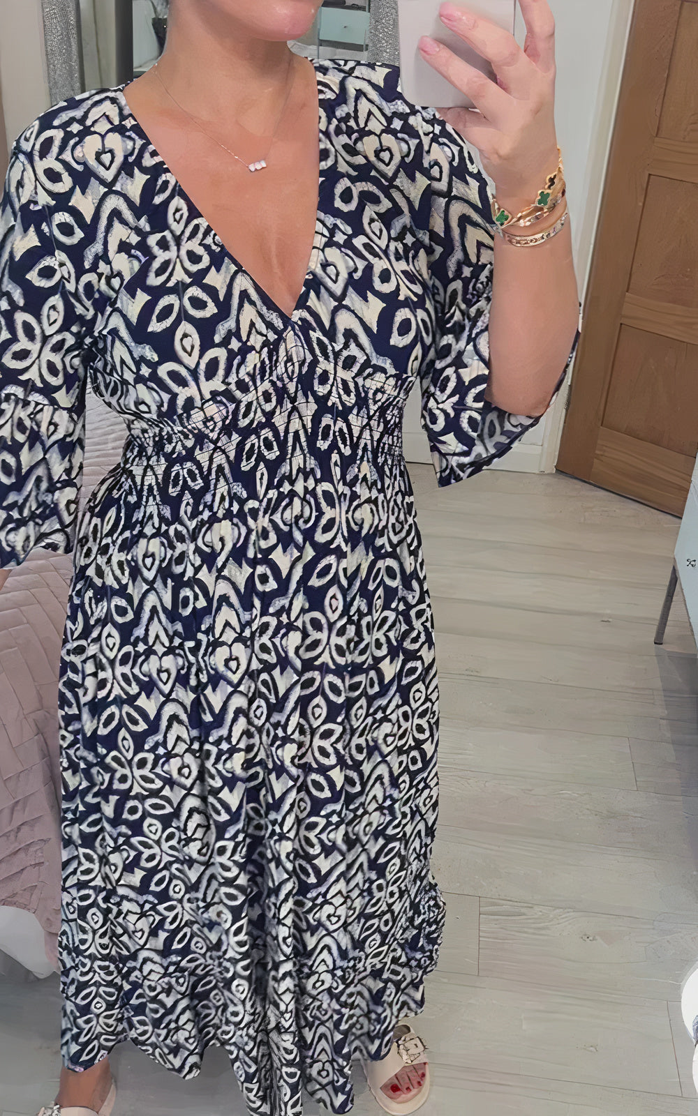 Amelia Minimalist Floral Dress Designer Edit