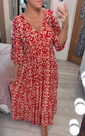 Amelia Minimalist Floral Dress Designer Edit