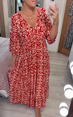 Amelia Minimalist Floral Dress Designer Edit