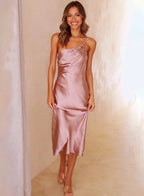 Nicolasa Aesthetic One Shoulder Dress Statement Occasion Edit