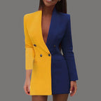 Isabella Boutique Two Tone Blazer Dress Statement Occasion Edit