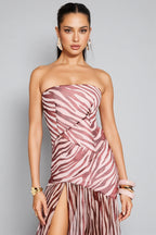 Fablad Plunge Split Maxi Dress