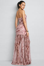 Fablad Plunge Split Maxi Dress