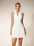 Collar Mini Dress