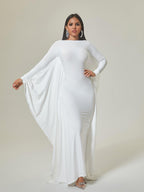 Dolman Sleeve Maxi Dress