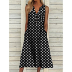 Elegant Chic VNeck Office Lady Pockets Dresses