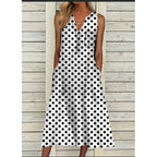 Elegant Chic VNeck Office Lady Pockets Dresses