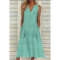 Elegant Chic VNeck Office Lady Pockets Dresses
