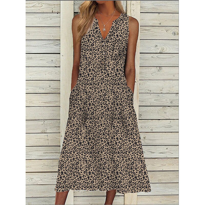 Elegant Chic VNeck Office Lady Pockets Dresses
