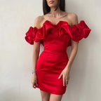 Ivana Effortless Off Shoulder Dress Boutique Collection