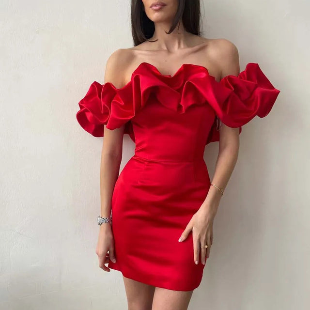 Ivana Effortless Off Shoulder Dress Boutique Collection