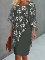 Susana Elevated Floral Chiffon Ladies' Dress Statement Occasion Edit