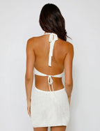 Capri Halter Tie Beach Dress