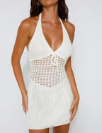 Capri Halter Tie Beach Dress