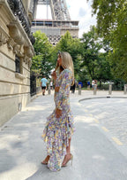 Dalina Floral One - Sleeve Dress