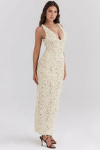 Catalina Glamour A Line Floral Maxi Dress
