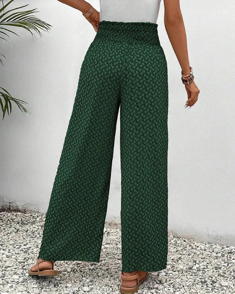 Desiree Elevated Wide Leg Dress Pants Occasion Wear
