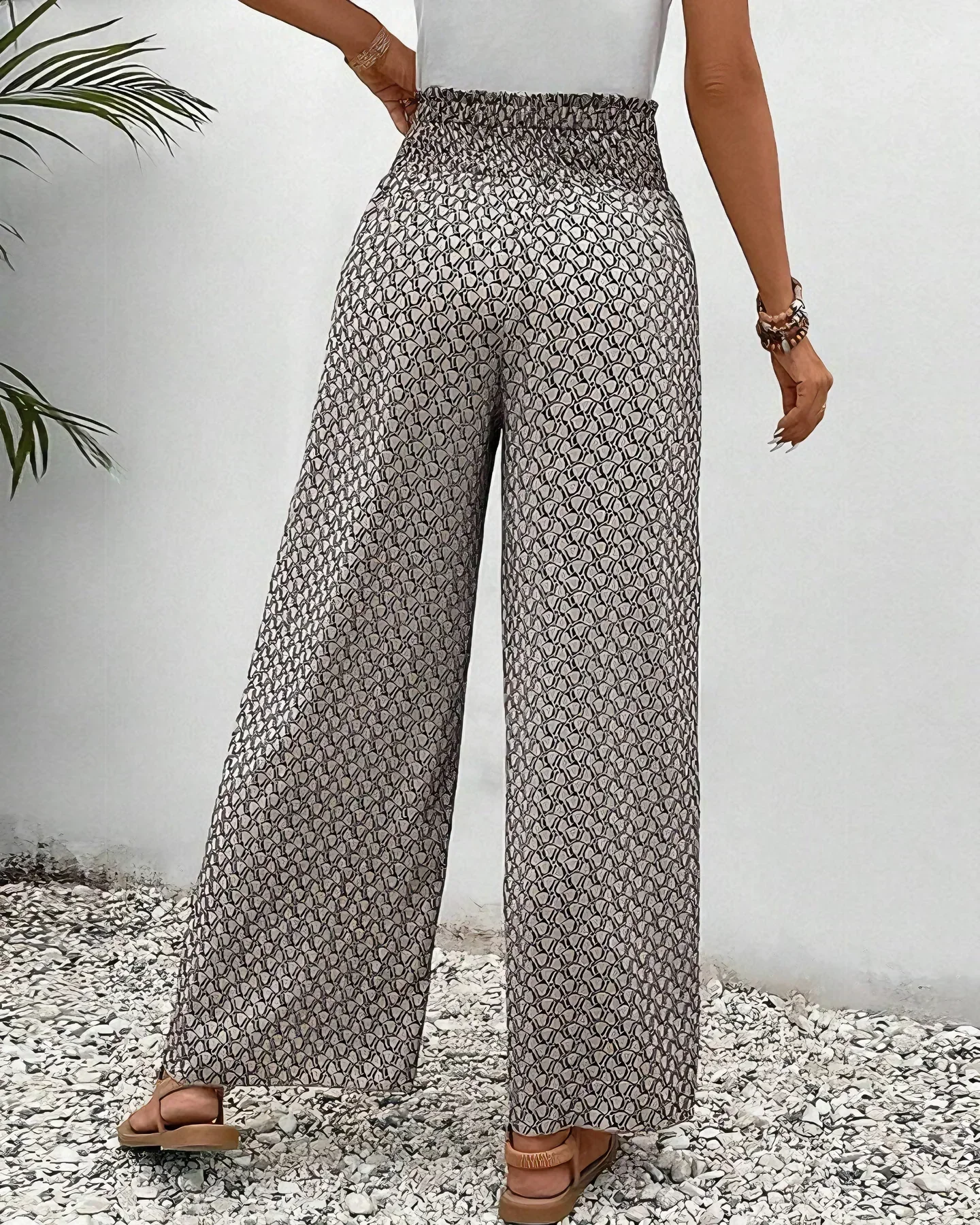 Desiree Elevated Wide Leg Dress Pants Occasion Wear