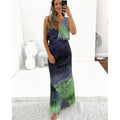 Enter Backless Slit Dress Loose Vacation Dress