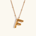 Airy Letter - Gold Initial Necklace