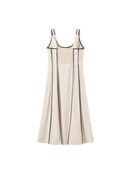 Fitted Silhouette Striped Tank Dress