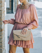 Ayla Smocked Ruffle Mini Dress Rosette FINAL