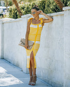 Ava Striped Knit Midi Dress FINAL