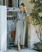 Arman Pocketed Ribbed Knit Maxi Dress FINAL