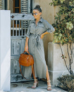 Arman Pocketed Ribbed Knit Maxi Dress FINAL
