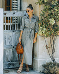 Arman Pocketed Ribbed Knit Maxi Dress FINAL