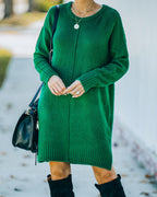 Smoky Mountain Sweater Dress Green