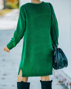 Smoky Mountain Sweater Dress Green