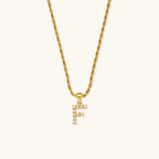 Aurora Pearl Initial Necklace