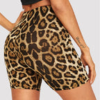 DressBetty - Leopard Print Fitness Shorts