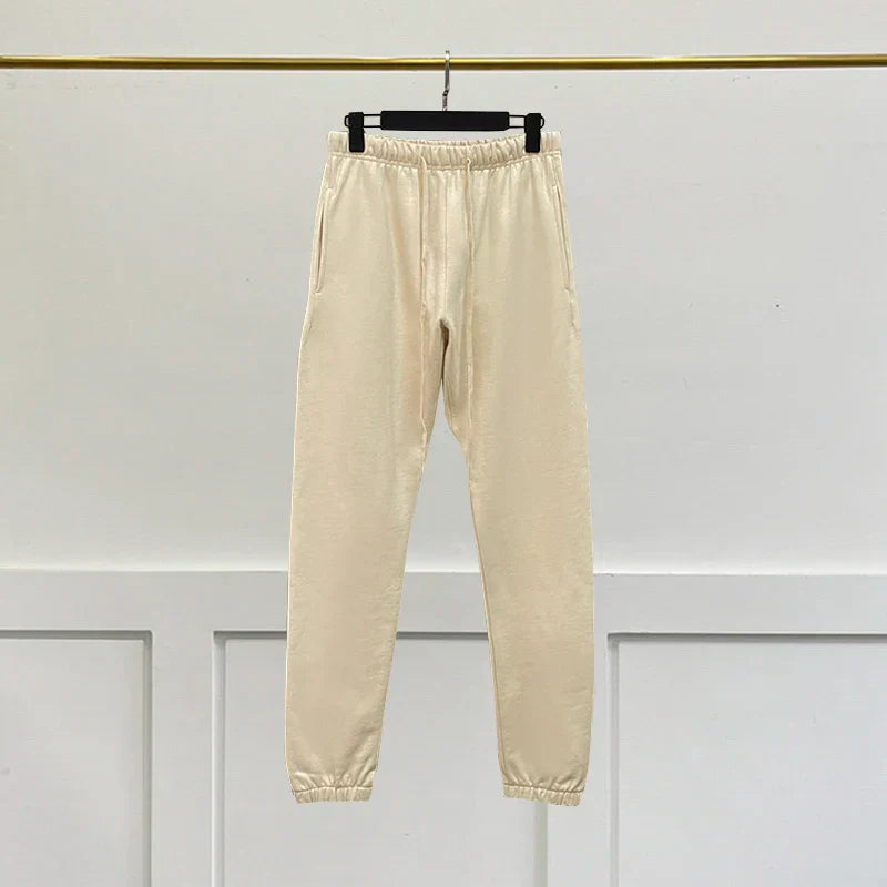 Fashionable Solid Color High Quality Cotton Jogging Sweatpants