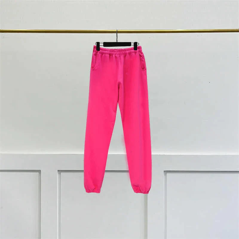 Fashionable Solid Color High Quality Cotton Jogging Sweatpants