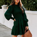 Fashion Sweet Design Female O Neck Party Dresses