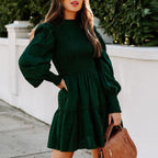 Fashion Sweet Design Female O Neck Party Dresses