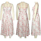 Fashion Temperament Sleeveless Maxi Casual Summer Floral Dress