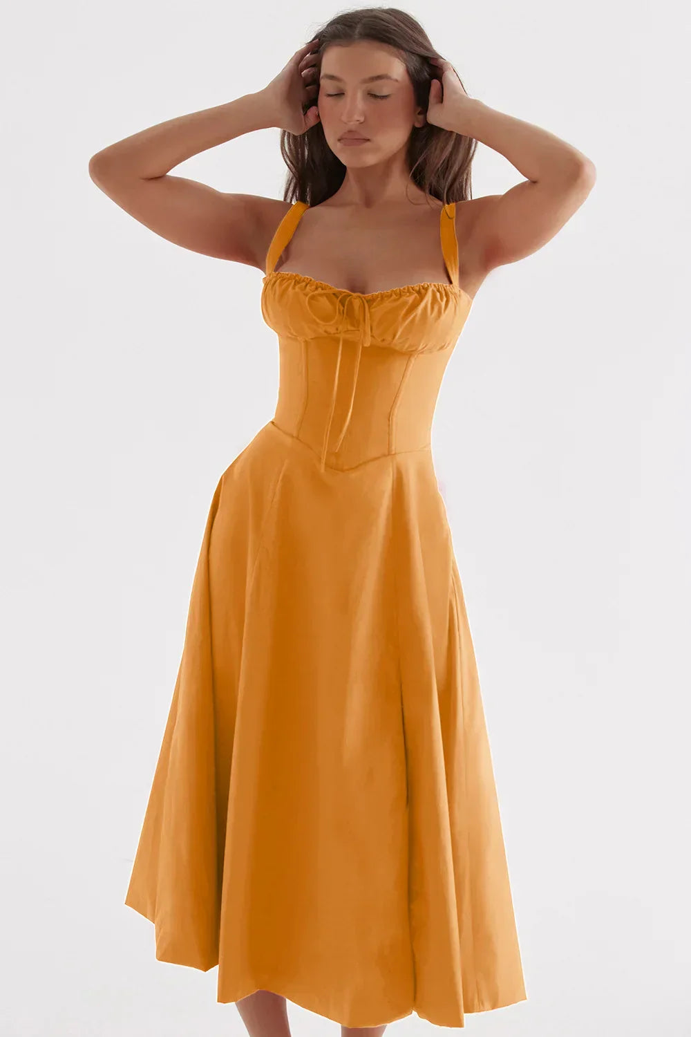 Fashion Temperament Sleeveless Maxi Casual Summer Floral Dress